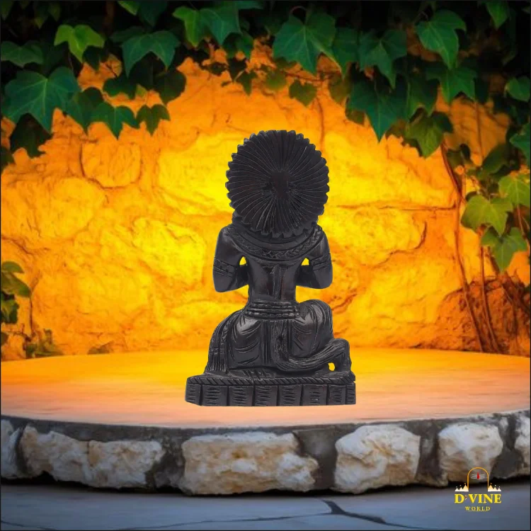 Hanuman Karungali Namaste Statue